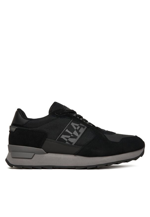 Napapijri Sneakersy Stab NP0A88XI Czarny. Kolor: czarny. Materiał: zamsz, skóra