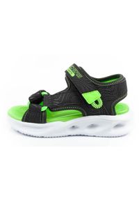 skechers - Buty do chodzenia dla dzieci Skechers 401673LBKLM. Zapięcie: rzepy. Kolor: zielony, wielokolorowy. Materiał: tkanina