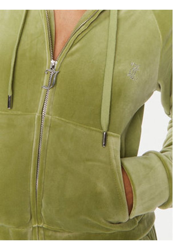 Juicy Couture Bluza Madison JCWA122001 Zielony Slim Fit. Kolor: zielony. Materiał: syntetyk