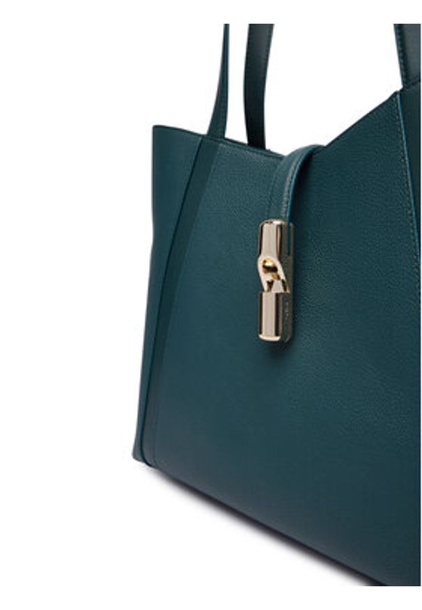 Furla Torebka Goccia L WB01788 BX3353 CN 4907S Zielony ciemny. Kolor: zielony. Materiał: skórzane