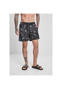 Spodenki kąpielowe Urban Classics pattern. Kolor: czarny, szary, wielokolorowy #1