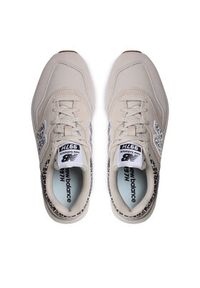 New Balance Sneakersy CW997HWB Beżowy. Kolor: beżowy. Materiał: skóra, zamsz
