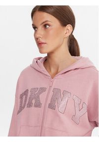 DKNY Sport Bluza DP5J9670 Różowy Regular Fit. Kolor: różowy. Materiał: bawełna. Styl: sportowy #4