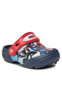 Crocs Klapki Fl Avengers Patch Clog T Clog 207068 Granatowy. Kolor: niebieski. Wzór: motyw z bajki #7