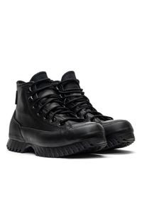 Sneakersy damskie czarne Converse Ctas Lugged Winter 2.0. Kolor: czarny. Materiał: guma. Model: Converse All Star. Sport: koszykówka