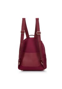 Wittchen - Damski plecak nylonowy prosty bordowy. Kolor: czerwony. Materiał: nylon. Styl: klasyczny, elegancki #5