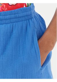 Seafolly Szorty materiałowe Crinkle 55429-SH Niebieski Regular Fit. Kolor: niebieski. Materiał: bawełna #5