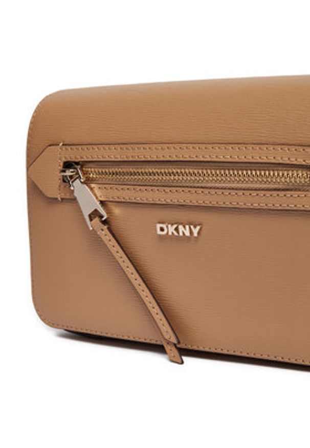 DKNY Torebka Bryant Ave Md Flap C R42E3E21 Brązowy. Kolor: brązowy. Materiał: skórzane