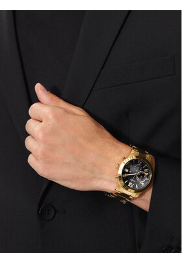 Guess Zegarek Atlas W0668G8 Złoty. Kolor: złoty