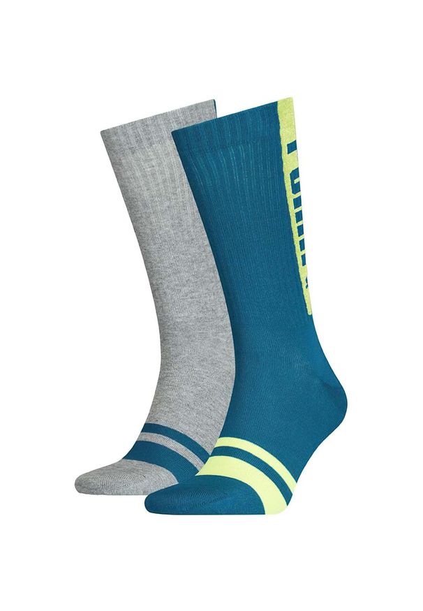 ZEAGLE - Skarpetki Puma dla mężczyzn 43-46 - Komfort i styl. Kolor: wielokolorowy, szary, czarny, zielony. Materiał: włókno, bawełna