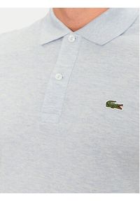Lacoste Polo PH4012 Błękitny Slim Fit. Typ kołnierza: polo. Kolor: niebieski. Materiał: bawełna