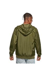 BUILD YOUR BRAND - Kurtka Windrunner Dla Dorosłych Unisex. Kolor: zielony