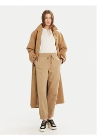 Weekend Max Mara Spodnie dresowe Olimpia 2515781031 Beżowy Regular Fit. Kolor: beżowy. Materiał: bawełna