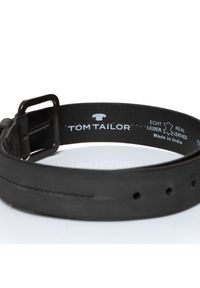 Tom Tailor - TOM TAILOR PASEK SKÓRZANY TG1027H53 0790 40mm Gürtel. Materiał: skóra