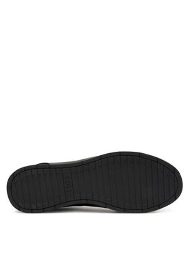 BOSS Sneakersy Nitan 50548864 Czarny. Kolor: czarny. Materiał: zamsz, skóra