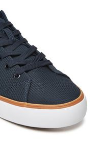 TOMMY HILFIGER - Tommy Hilfiger Sneakersy Th Hi Vulc Core Low Ii Mesh FM0FM05513 Granatowy. Kolor: niebieski. Materiał: materiał #3