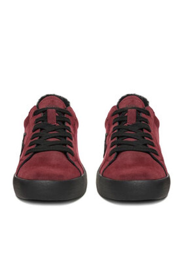 Eva Minge Sneakersy EO-ELLA-WSDR13670 Bordowy. Kolor: czerwony. Materiał: materiał, syntetyk