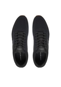TOMMY HILFIGER - Tommy Hilfiger Sneakersy Modern Comfort Run Knit FM0FM05524 Czarny. Kolor: czarny. Materiał: materiał. Sport: bieganie