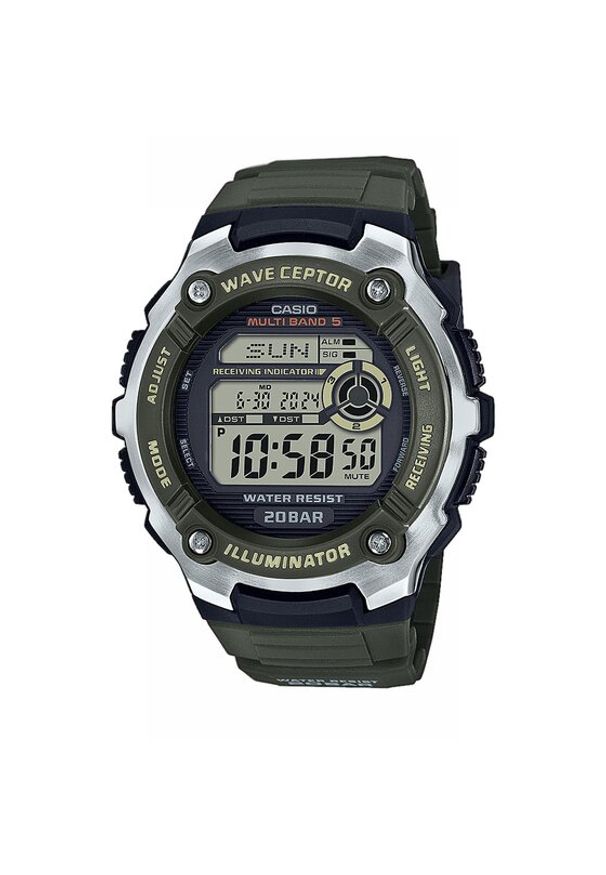 Zegarek Casio. Kolor: zielony