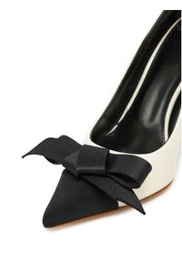 Elisabetta Franchi Szpilki SA-01L-51E2-V540 Écru. Materiał: skóra. Obcas: na szpilce