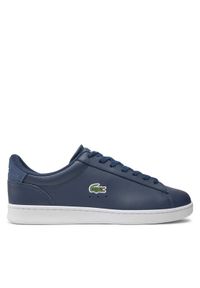 Lacoste Sneakersy 748SMA0011 Granatowy. Kolor: niebieski. Materiał: skóra #1