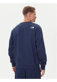 The North Face Bluza Essential NF0A89ET Granatowy Regular Fit. Kolor: niebieski. Materiał: bawełna #5