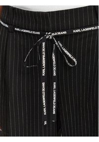 Karl Lagerfeld Jeans Spodnie materiałowe B3W10019 Czarny Regular Fit. Kolor: czarny. Materiał: syntetyk #2