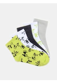 Sinsay - Skarpetki 5 pack - zielony. Kolor: zielony #1