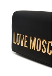 Love Moschino - LOVE MOSCHINO Torebka JC4103PP0NKD0000 Czarny. Kolor: czarny. Materiał: skórzane #7