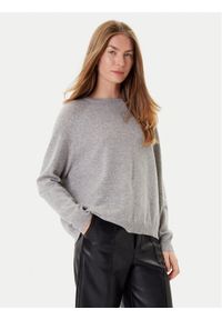 Marella Sweter Tesa 2523366171 Szary Relaxed Fit. Kolor: szary. Materiał: kaszmir