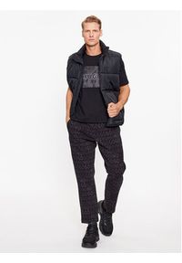 Hugo T-Shirt Dulive 50498220 Czarny Regular Fit. Kolor: czarny. Materiał: bawełna