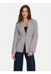 only - ONLY Marynarka Raven 15357457 Szary Slim Fit. Kolor: szary. Materiał: syntetyk #1