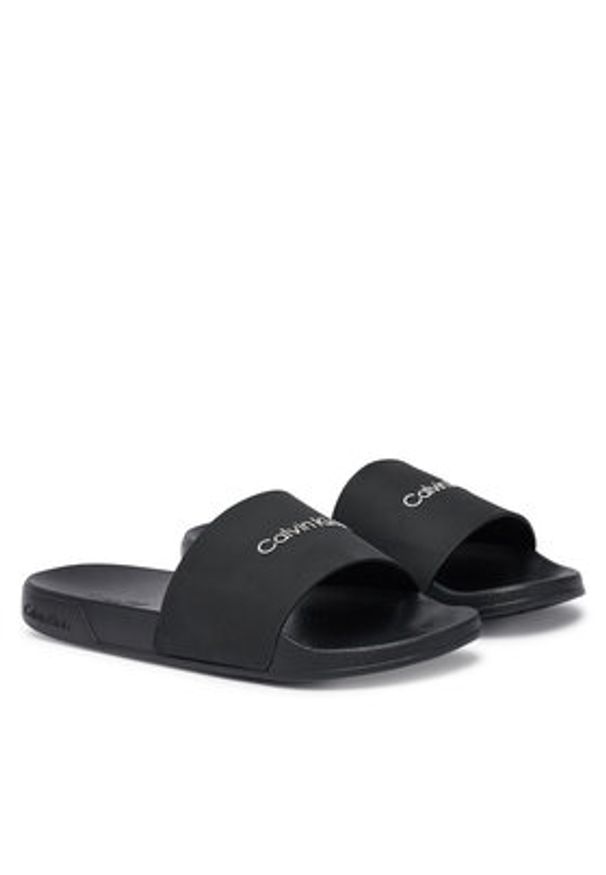 Calvin Klein Klapki Ess Slide Monobrand Cv HM0HM02107 Czarny. Kolor: czarny. Materiał: syntetyk