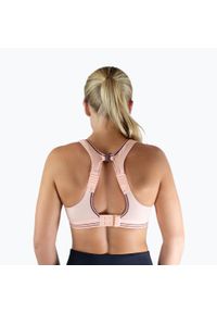 Biustonosz treningowy Shock Absorber Ultimate Run Bra. Kolor: różowy. Sport: bieganie