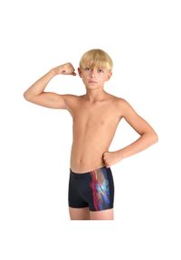 Szorty Kąpielowe Arena Parrot Swim junior. Kolor: czarny. Materiał: materiał