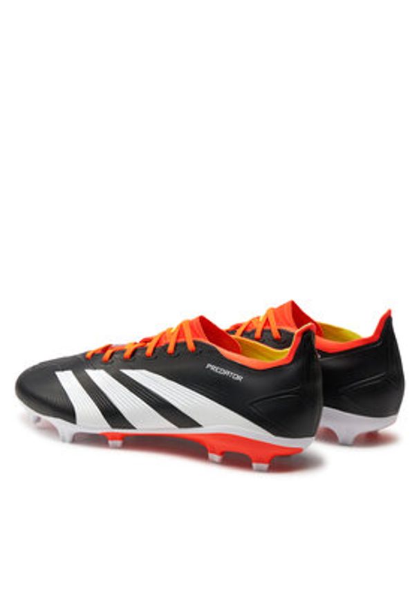Adidas - adidas Buty do piłki nożnej PREDATOR 24 LEAGUE LOW FG IG7762 Czarny. Kolor: czarny. Materiał: skóra