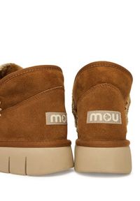 Mou Śniegowce MU.FW531009A Brązowy. Kolor: brązowy. Materiał: zamsz, skóra #5
