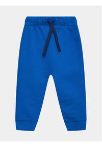 United Colors of Benetton - United Colors Of Benetton Spodnie dresowe 3J70GF010 Niebieski Regular Fit. Kolor: niebieski. Materiał: bawełna, dresówka #1