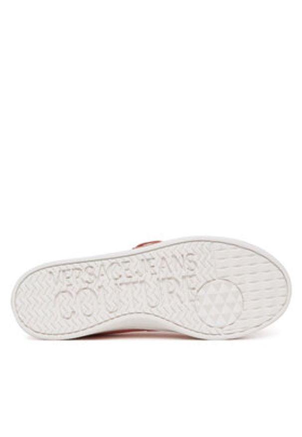 Versace Jeans Couture Sneakersy 78VA3SK9 Różowy. Kolor: różowy. Materiał: skóra