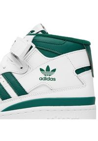 Adidas - adidas Sneakersy Forum Mid IG3758 Biały. Kolor: biały. Materiał: skóra