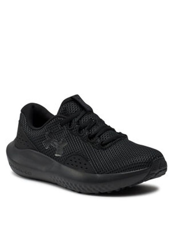 Under Armour Buty do biegania Ua W Charged Surge 4 3027007-002 Czarny. Kolor: czarny. Materiał: materiał
