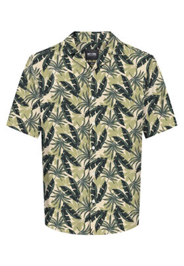 Only & Sons Koszula Wayne 22028616 Zielony Regular Fit. Kolor: zielony. Materiał: wiskoza