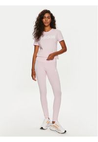 Adidas - adidas Legginsy SPORT INSPIRED LOUNGEWEAR ESSENTIALS HIGH-WAISTED LOGO LEGGINGS ID0024 Różowy. Kolor: różowy. Materiał: bawełna. Styl: sportowy #6