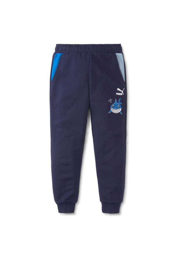 Puma Spodnie Lil 53179606. Kolor: niebieski