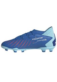 Adidas - Buty adidas Predator Accuracy.3 Ll Fg Jr IE9503 niebieskie. Kolor: niebieski. Materiał: materiał. Szerokość cholewki: normalna