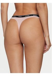 Hugo - HUGO Komplet stringów 50480150 Kolorowy. Materiał: bawełna. Wzór: kolorowy #7