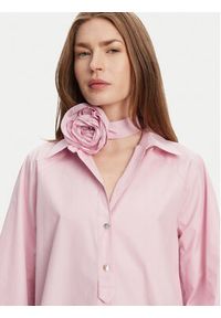 Marella Koszula Von 2513111014 Różowy Relaxed Fit. Kolor: różowy. Materiał: bawełna #3