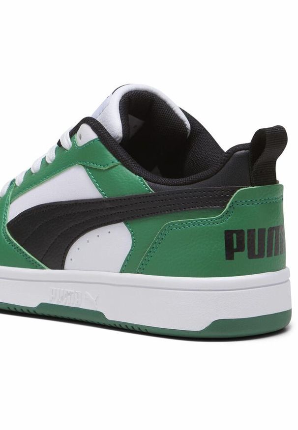Buty Sportowe Puma Rebound V6. Kolor: biały, zielony, czarny, wielokolorowy. Materiał: guma, syntetyk, materiał
