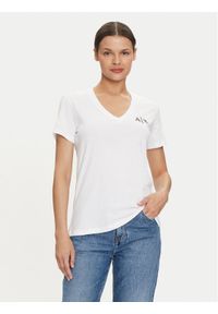 Armani Exchange T-Shirt XW000059 AF10354 U0002 Biały Regular Fit. Kolor: biały. Materiał: bawełna