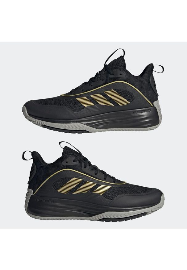 Adidas - Buty do koszykówki ADIDAS Own The Game 3.0. Zapięcie: zamek. Materiał: mesh. Szerokość cholewki: normalna. Sport: koszykówka